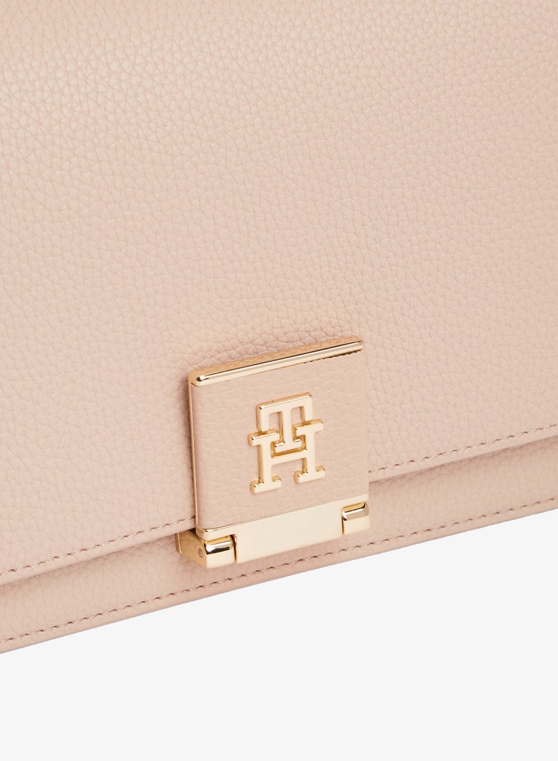 TOMMY HILFIGER TH Monogram Pebble Grain Crossbody Bag - Image 4
